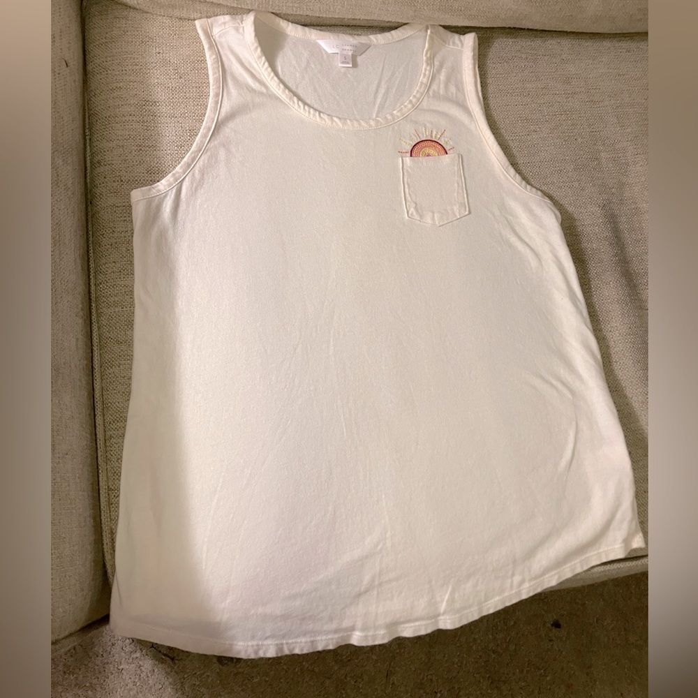 Lauren Conrad rainbow design tank top